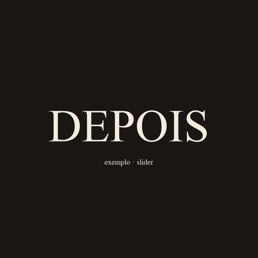 Depois (exemplo)